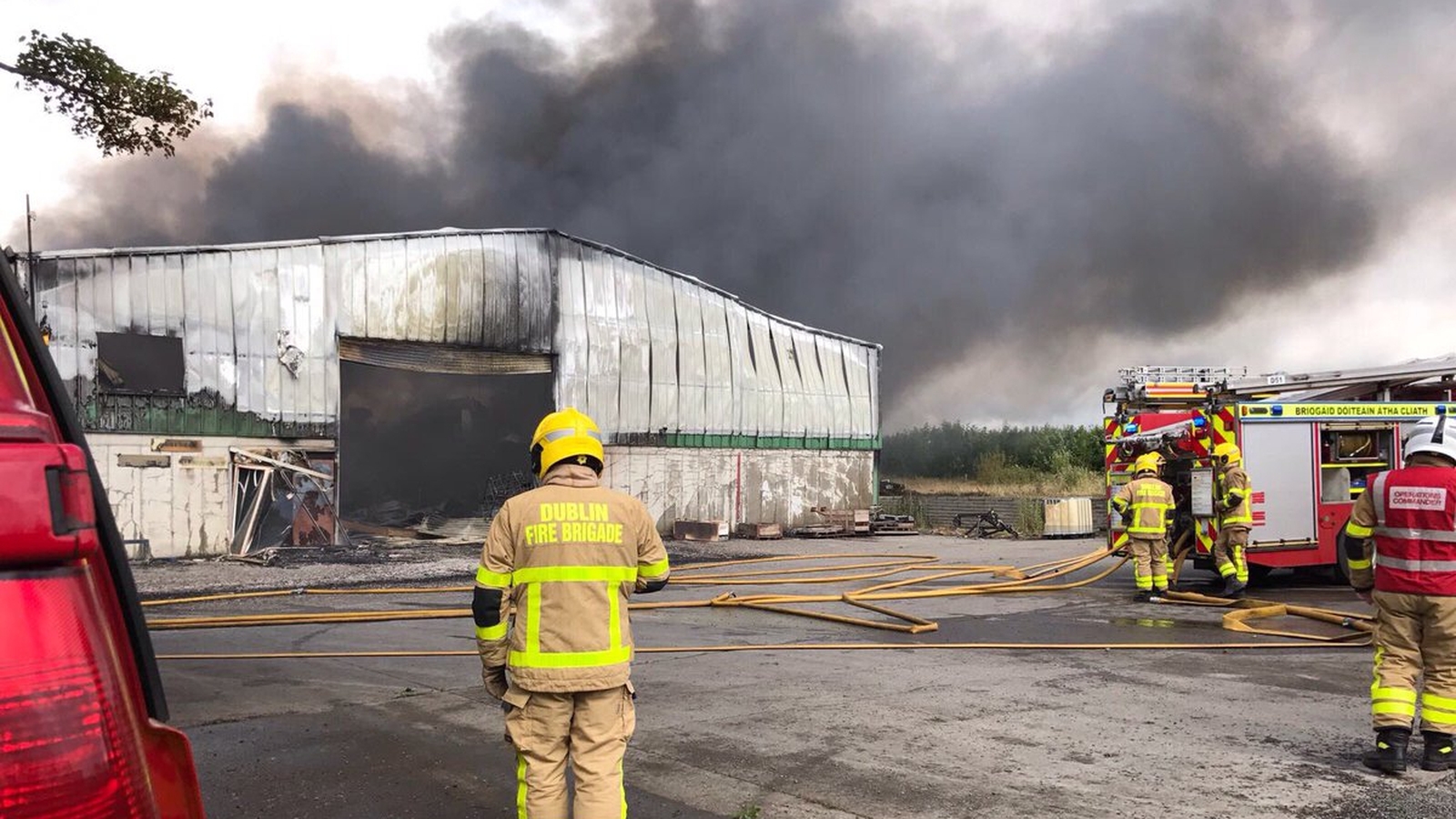 Large Fire Brought Under Control In Naul, Dublin