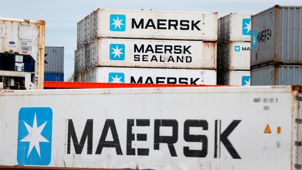 Maersk said a surge in demand for container shipping will boost earnings in the first quarter and that it expects higher profits this year