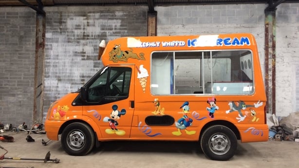 Stolen ice cream van