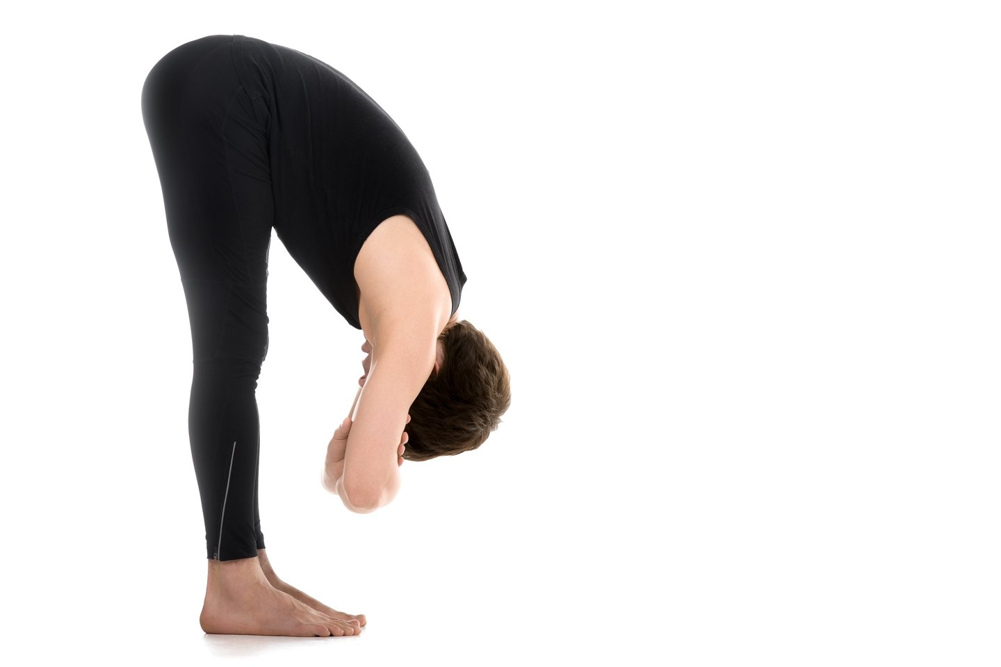 Standing Forward Bend Uttanasana Yoga Pose - Stock Illustration [26454159]  - PIXTA