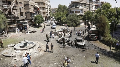It is the bloodiest attack to hit the Syrian capital in months