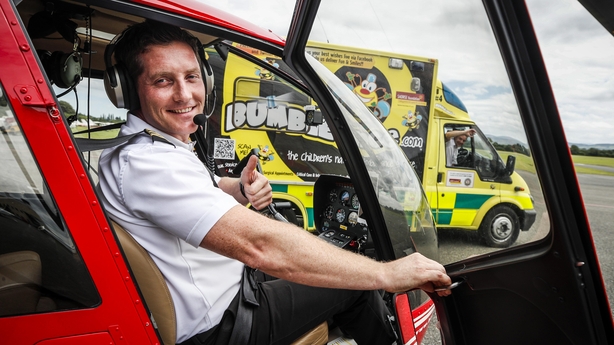 Ryan Hanrahan flew first BUMBLEair patient today Pics: Conor McCabe