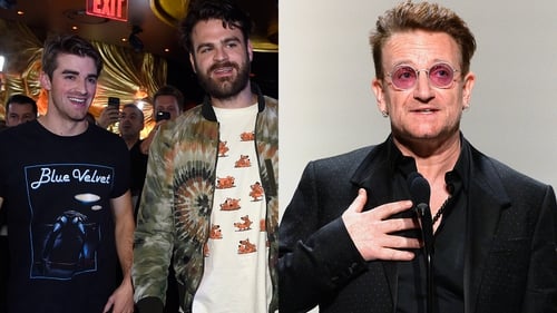 The Chainsmokers and new BFF Bono - "We'll see what happens"