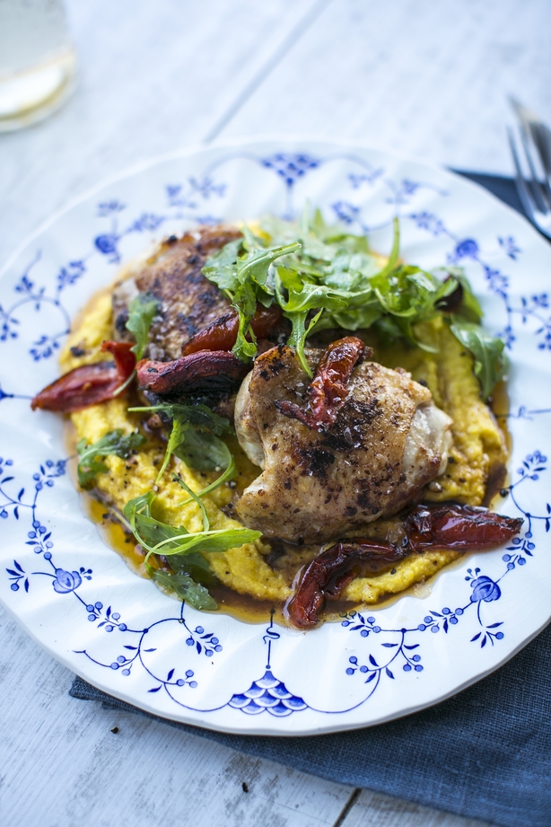 Donal Skehans Flattened Spiced Chicken Thighs Donal Skehans Flattened Spiced Chicken Thighs