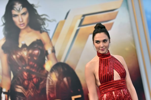 Gal Gadot attends the premiere of 'Wonder Woman'