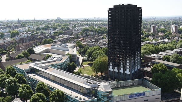 The blaze at Grenfell Tower in London killed more than 70 people in 2017