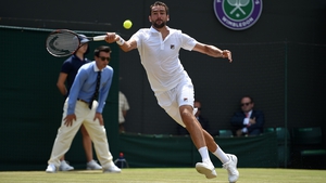 Marin Cilic stormed into the fourth round at Wimbledon