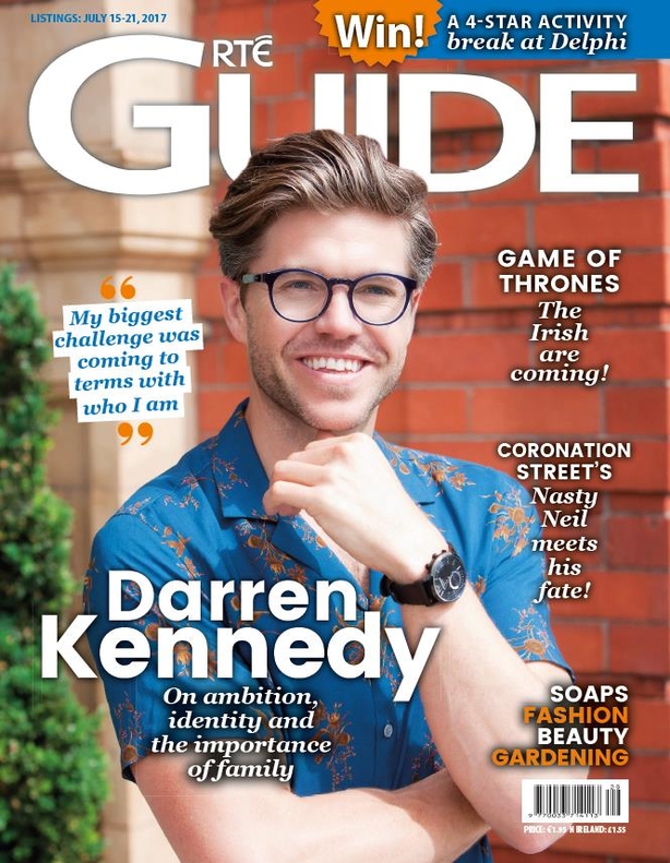 Darren Kennedy on the RTÉ Guide