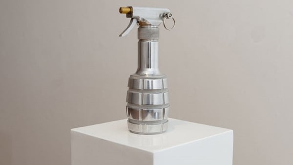 Aideen Barry - Spray Grenade (SG09/3#01), 2009, Aluminium, Brass, Steel