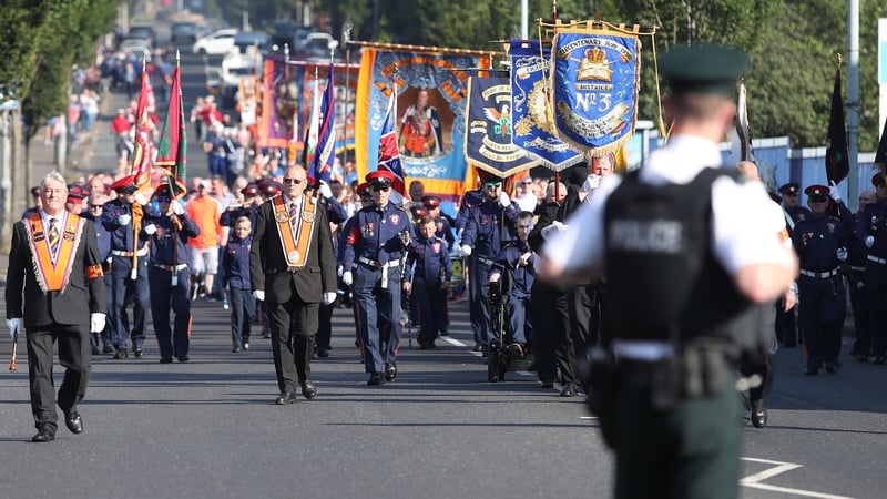 Orange Order at Ardoyne, a flashpoint during marching season.