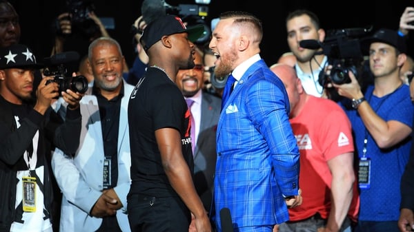 Conor McGregor is due to fight Floyd Mayweather in Las Vegas this weekend