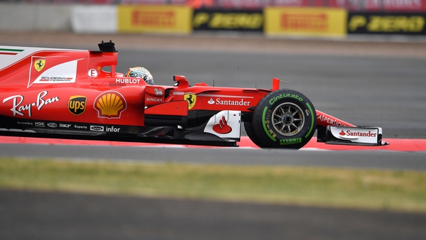 Sebastian Vettel claimed top spot late on