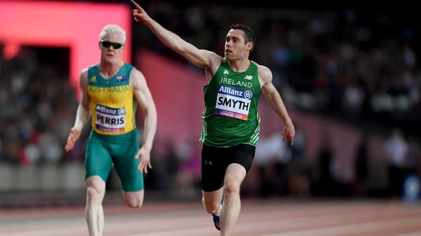 Jason Smyth won his fourth T13 100m World Para Athletics Championships gold medal in London on Sunday night
