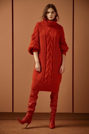 A bright and cosy woolen jumper dress from River Island.