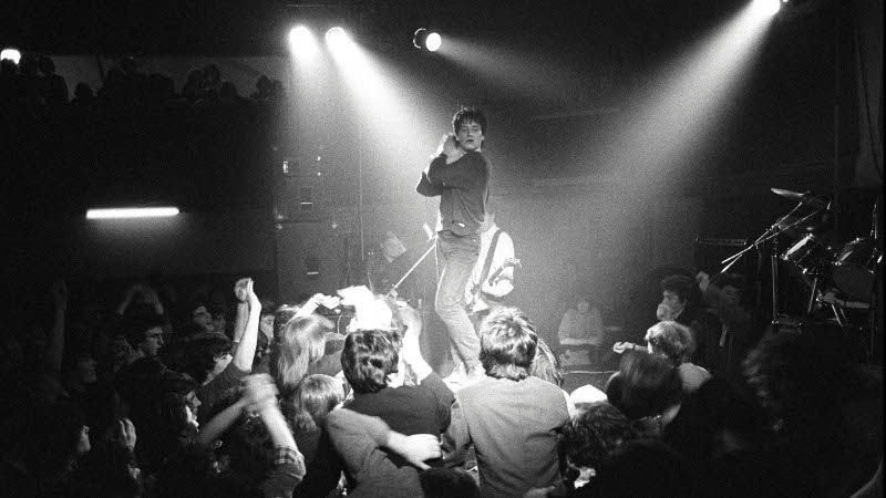 That's him in the spotlight: Bono finds his very own Arc of the Covenant on March 1, 1980