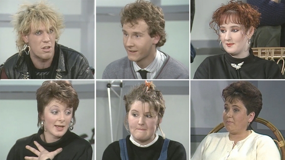 Panel of young people, 1987.