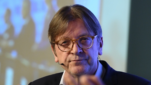 Guy Verhofstadt is expected to meet the Taoiseach during his visit