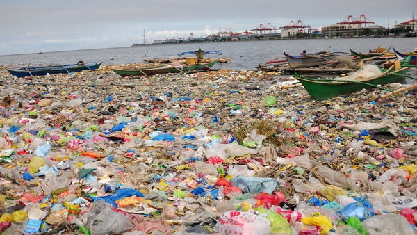 There is a huge amount of plastic in the ocean