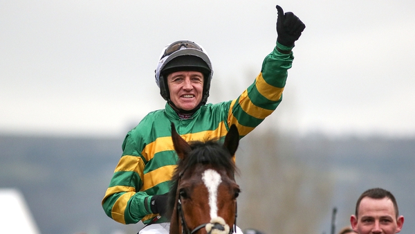 Barry Geraghty fell aboard Peregrine Run in the Topham Chase