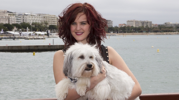 Ashleigh Butler and Pudsey promoting Pudsey the Dog: The Movie during the Cannes Film Festival in May 2013