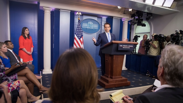 Anthony Scaramucci Sarah Huckabee Sanders
