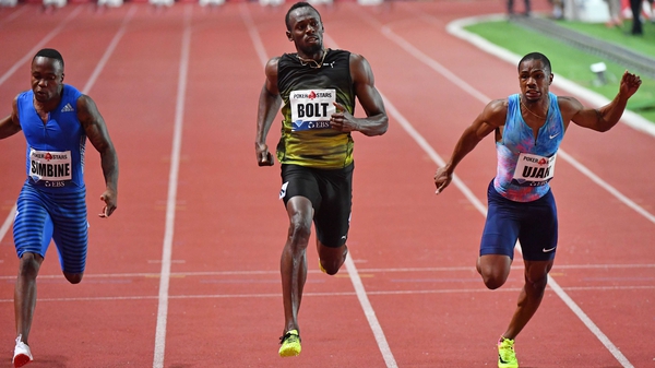 Usain Bolt came with his customary late run to win again in Monaco
