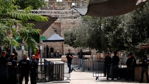 Security at the Al-Aqsa mosque in Jerusalem