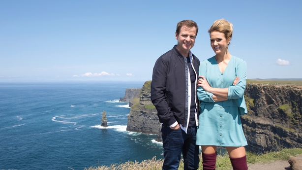 Aoibhín and John in the RTÉ Guide