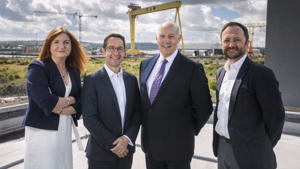 From left: Kernel Capital Partner Jayne Brady; B-Secur CEO Alan Foreman; B-Secur Chairman Colin Anderson; Investment Lead ADV Andrew Sloane