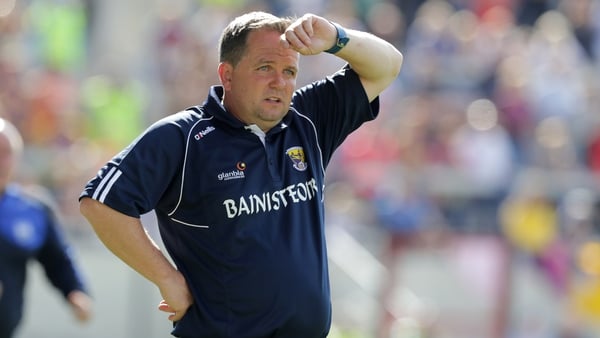 Davy Fitzgerald during Wexford's loss to Waterford last Sunday