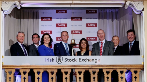Cairn joins the Main Securities Market in Dublin with a market capitalisation of €1.18 billion, making it one of the top 15 companies listed on the ISE
