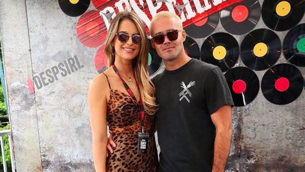 Vogue Williams shared this photo from their day at Longitude to her Instagram account
