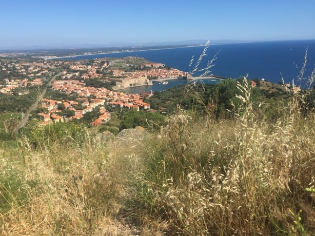 View out over Collioure from Fort Elme