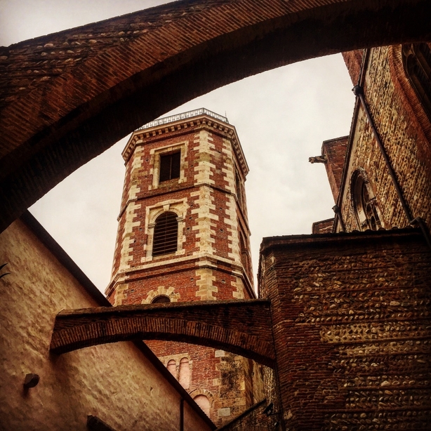 The exterior of Perpignan Cathedral