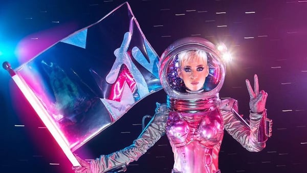 Katy Perry walking on the moon ahead of hosting MTV Awards Pic: Instagram