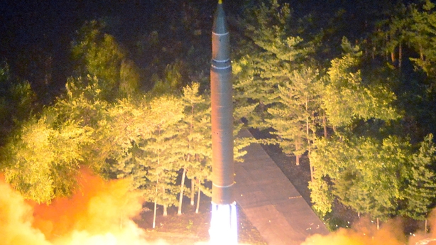 North Korea missile test