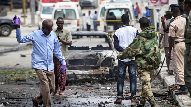 Somali capital Mogadishu rocked by huge blast