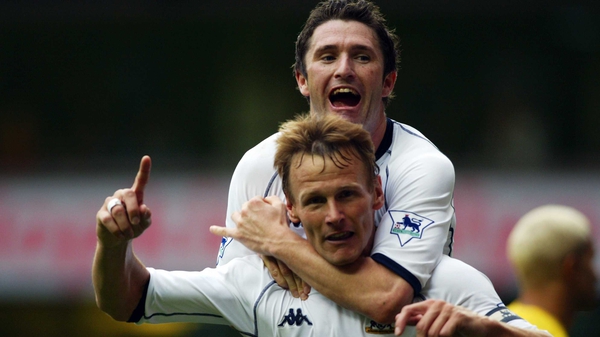 Those were the days - Keane and Sheringham in their playing days at White Hart Lane