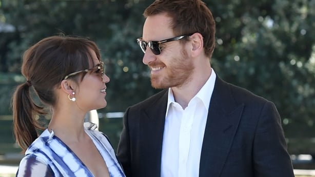 Alicia Vikander and husband Michael Fassbender 'didn't chat