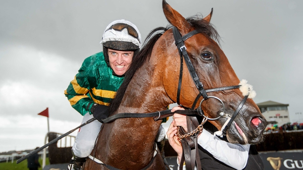 Barry Geraghty won his first Galway Hurdle this afternoon