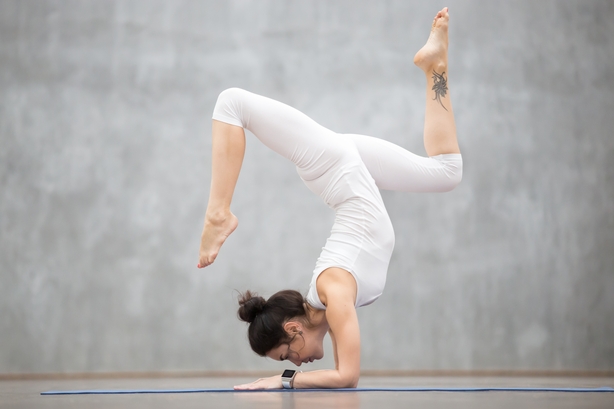Pincha Mayurasana Variation