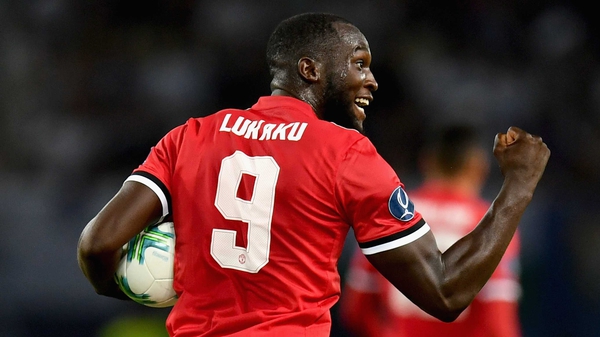 Lukaku bagged a brace on his competitive United debut