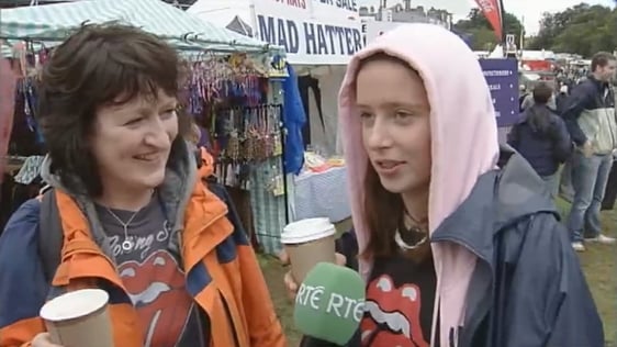 Rolling Stones fans in Slane