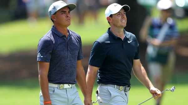 Rory and Rickie played together in the opening round at Quail Hollow