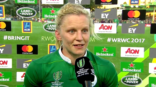 The Irish women's rugby team take on Japan on Sunday