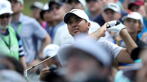 Jason Day's hopes of claiming a second US PGA Championship faded in the third round
