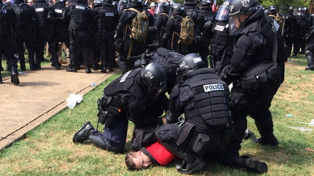 Virginia rally arrest