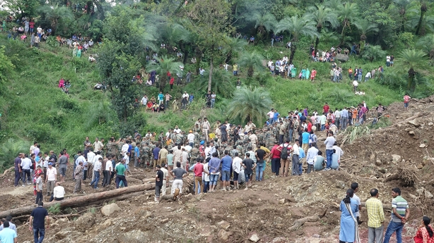 India landslide