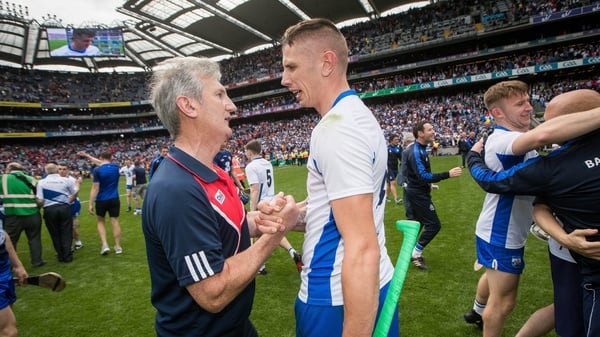 Cork manager Kieran Kingston with Maurice Shanahan of Waterford