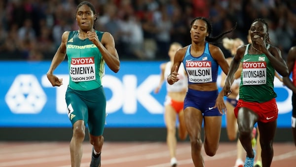 Caster Semenya (L) will not be competing in Morocco